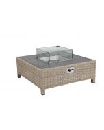 Kettler Palma Low Lounge Fire Pit - Oyster 