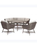 Kettler LaMode Corner Sofa Set with Armchairs and Table