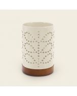 Orla Kiely Ceramic Lantern - Cream