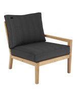 Alexander Rose Tivoli Roble Lounge Right End - Charcoal