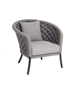 Alexander Rose Cordial Luxe Light Grey Lounge Chair 