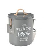 Burgon and Ball Feed the Birds Food Tin - Charcoal 