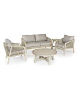 Kettler Cora Rope 2 Seat Sofa Lounge Set with Round Coffee Table