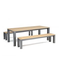 Kettler Elba 6 Seat Dining Set with Benches