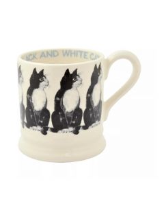 Emma Bridgewater Black and White Cat 1/2 Pint Mug