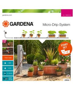 Gardena Flower Pots Starter Set with Water Computer