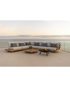 Alexander Rose Sorrento Teak Modular Corner Sofa Set