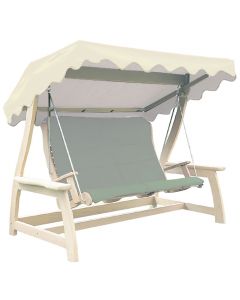 Alexander Rose Acrylic Swing Seat Canopy - Ecru