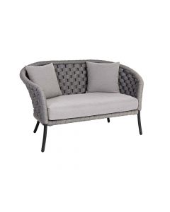 Alexander Rose Cordial Luxe Light Grey 2 Seater Sofa 