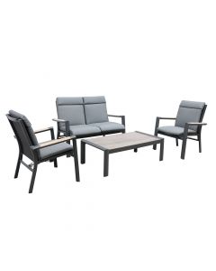 Kettler Surf Active Lounge Sofa Set with Coffee Table