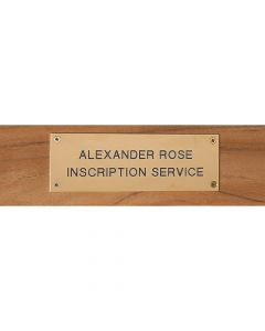 Alexander Rose Brass Plate