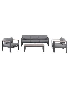 Kettler Gio 5 Seat Lounge Set with Coffee Table