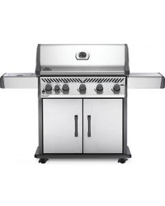 Napoleon Rogue XT 625 Gas BBQ with Infrared Side Burner - Stainless Steel