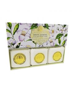 English Soap Company White Jasmine Triple Soap Gift Box